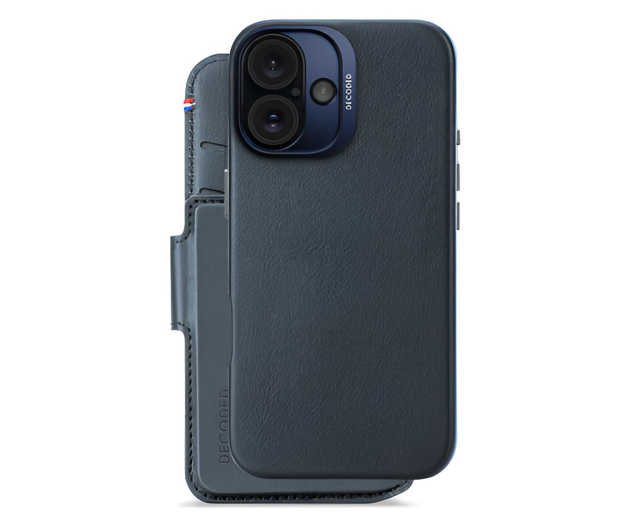Decoded Leather Detachable Wallet iPhone 16 MagSafe navy D25IPO16DW5NY - 1284369 - zdjęcie 2